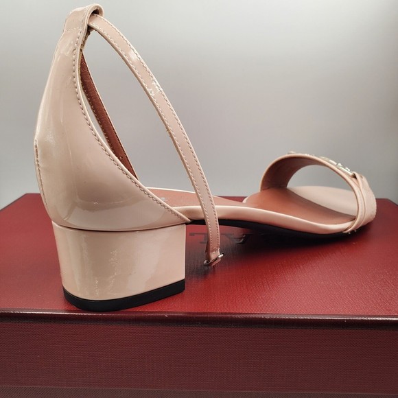bally cloto calf patent leather women shoes sandals petal bnwt - Picture 10 of 12